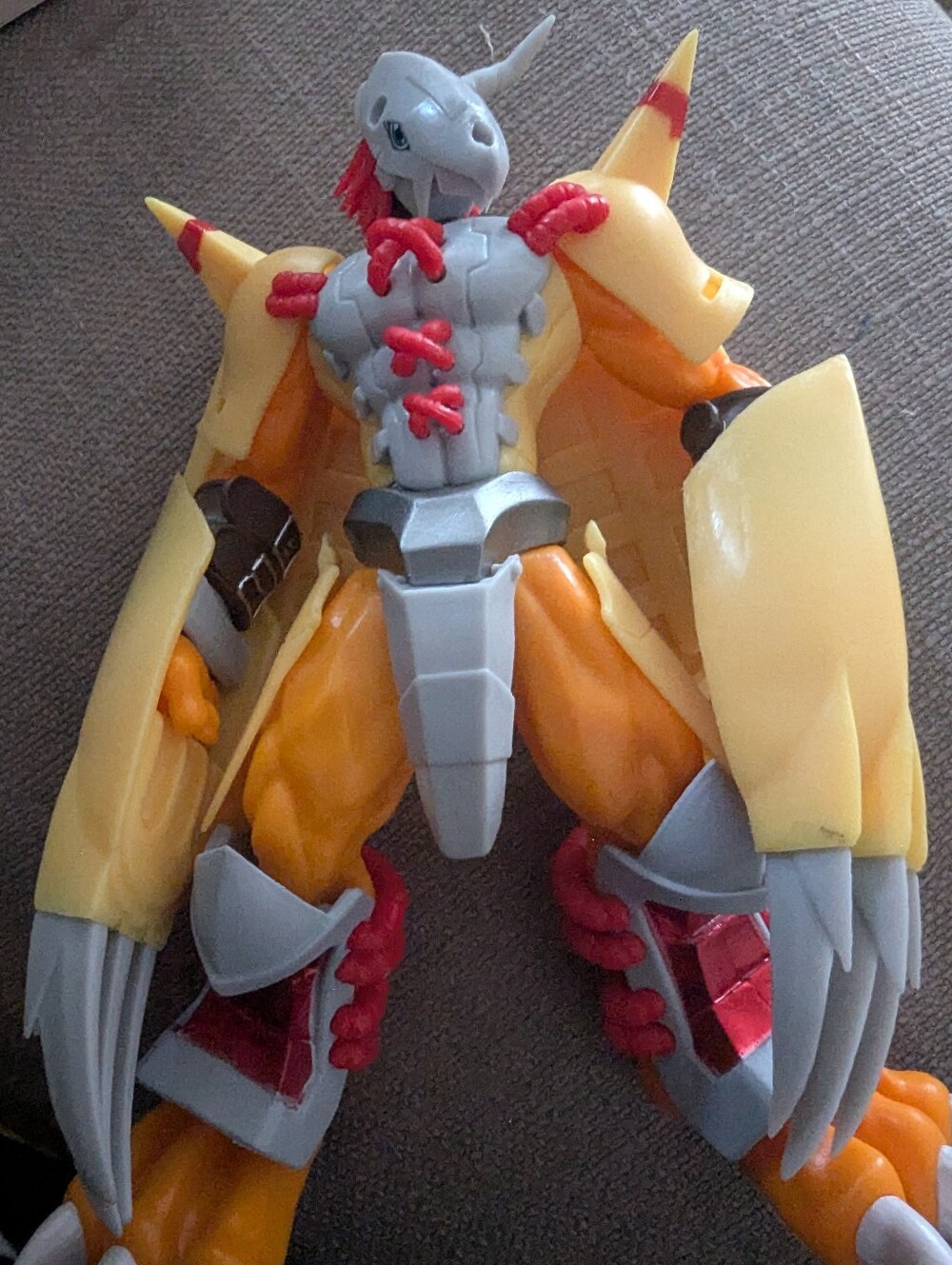 19cm Digimon Adventure Greymon PVC Figure Black War Greymon Toy